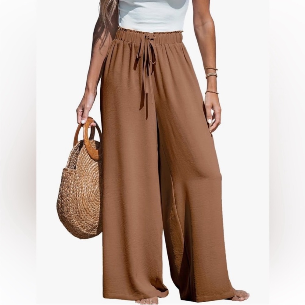 NWOT Khaki Wide Leg Pants